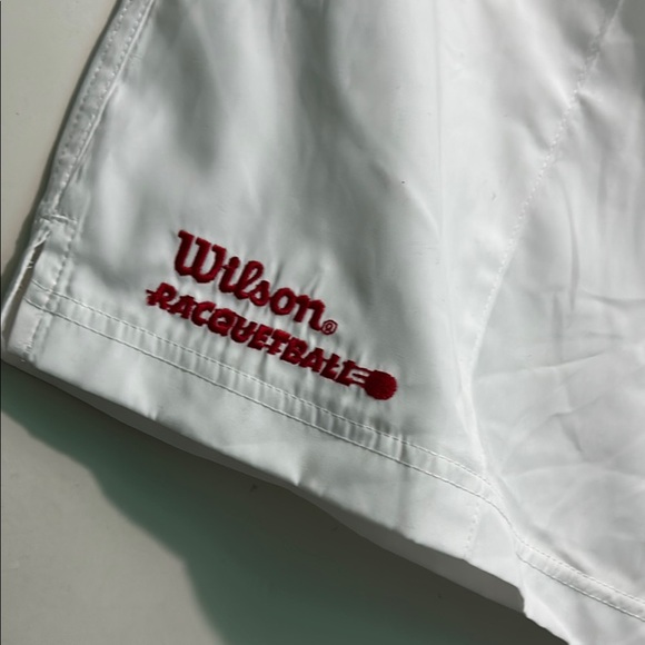 Wilson White Athletic Shorts with Elastic Waistband - Picture 2 of 9